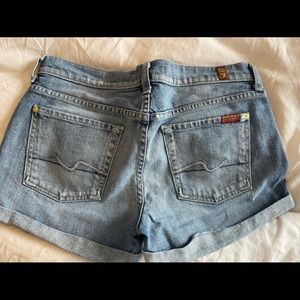 Seven For All Mankind Jean Shorts